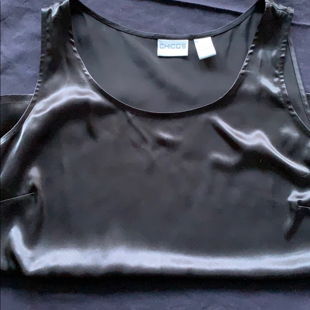 Silky dress tank